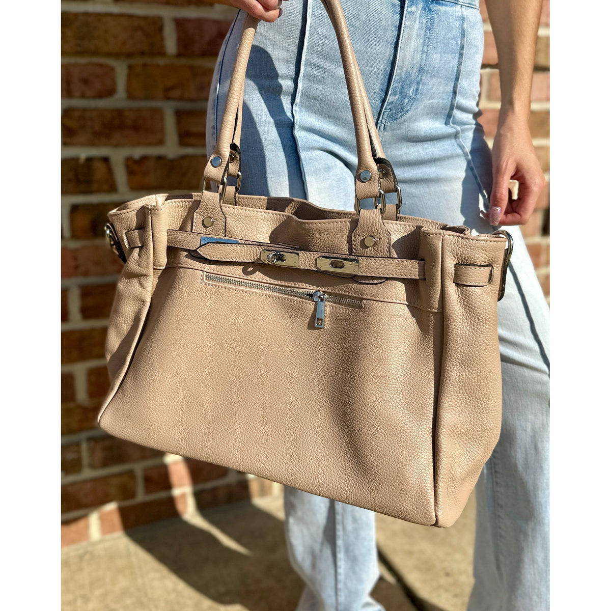 Sacca Vea Suede Tote Bag