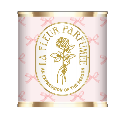 La Fleur Coquette Bow Tin Candle