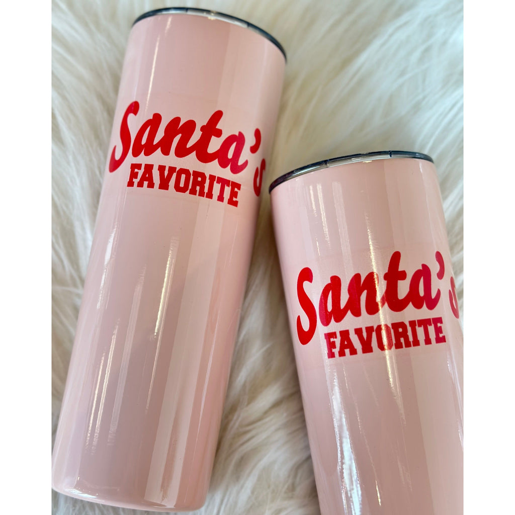Santa's Favorite Holiday Tumbler – Alicia DiMichele Boutique