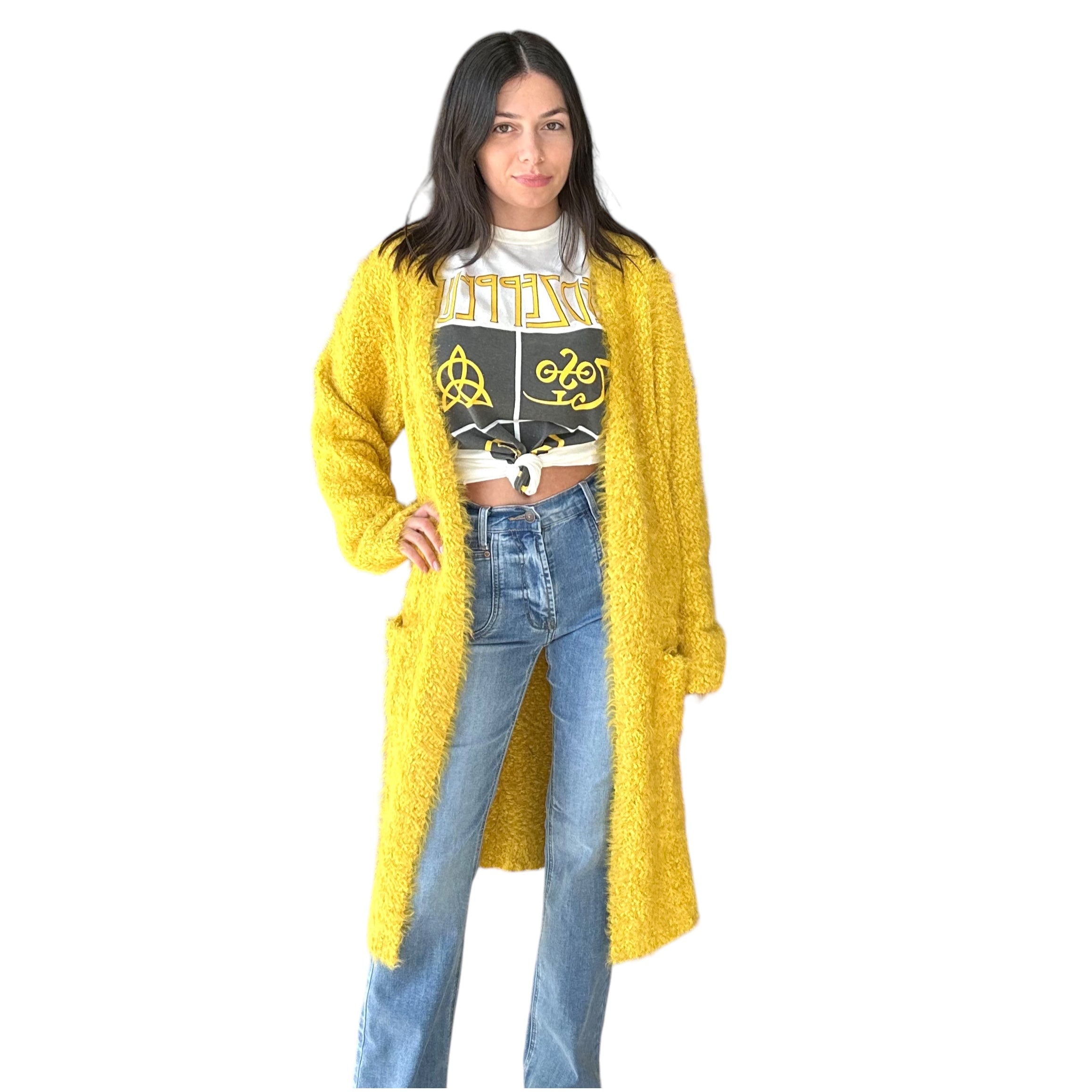 Kira Soho Mustard Cardigan