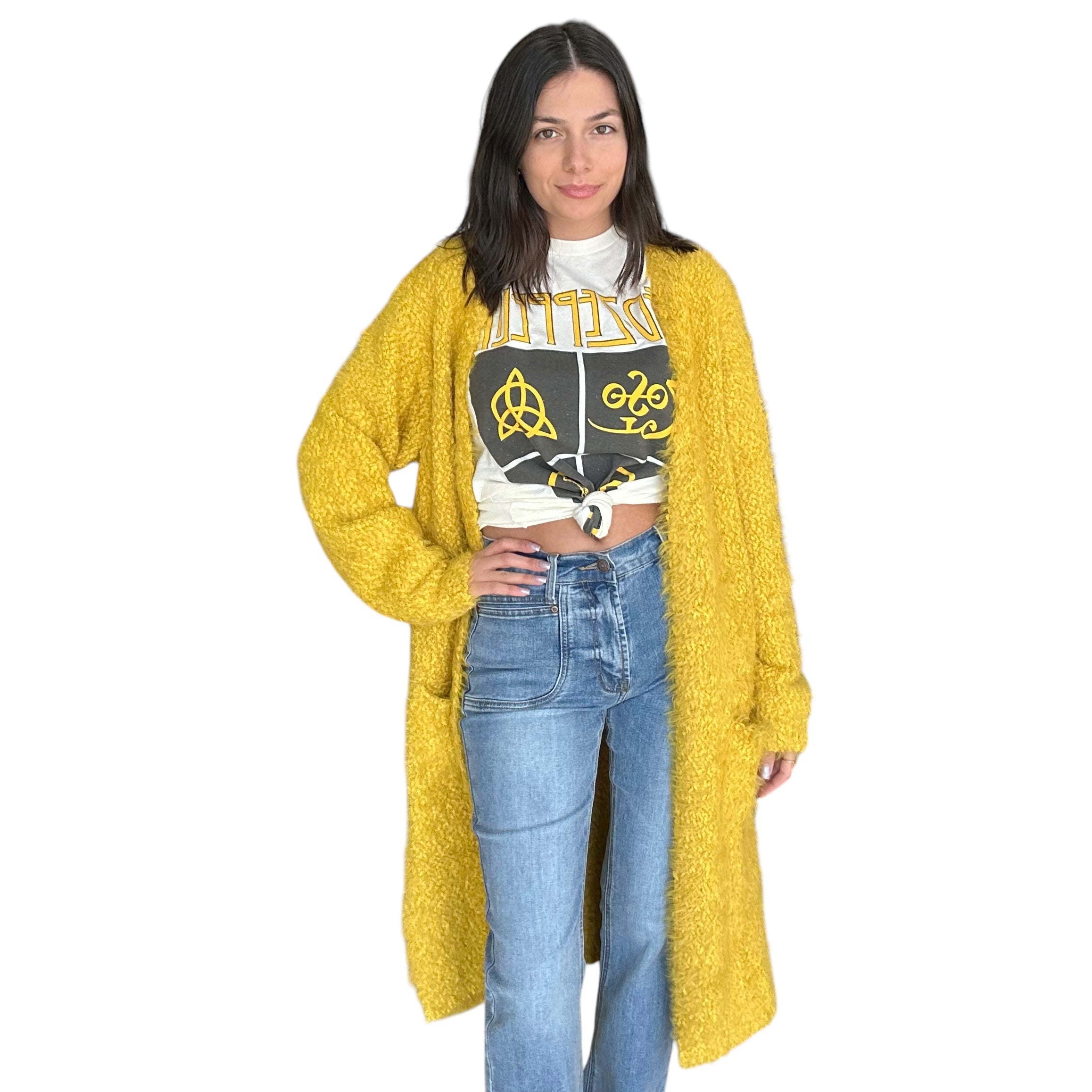 Kira Soho Mustard Cardigan