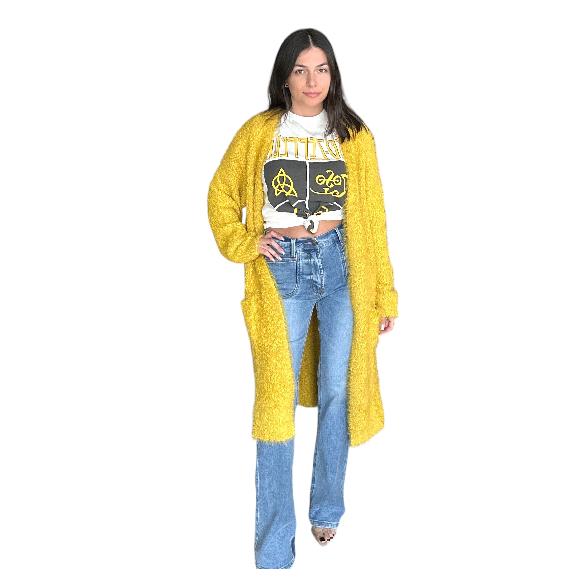 Kira Soho Mustard Cardigan