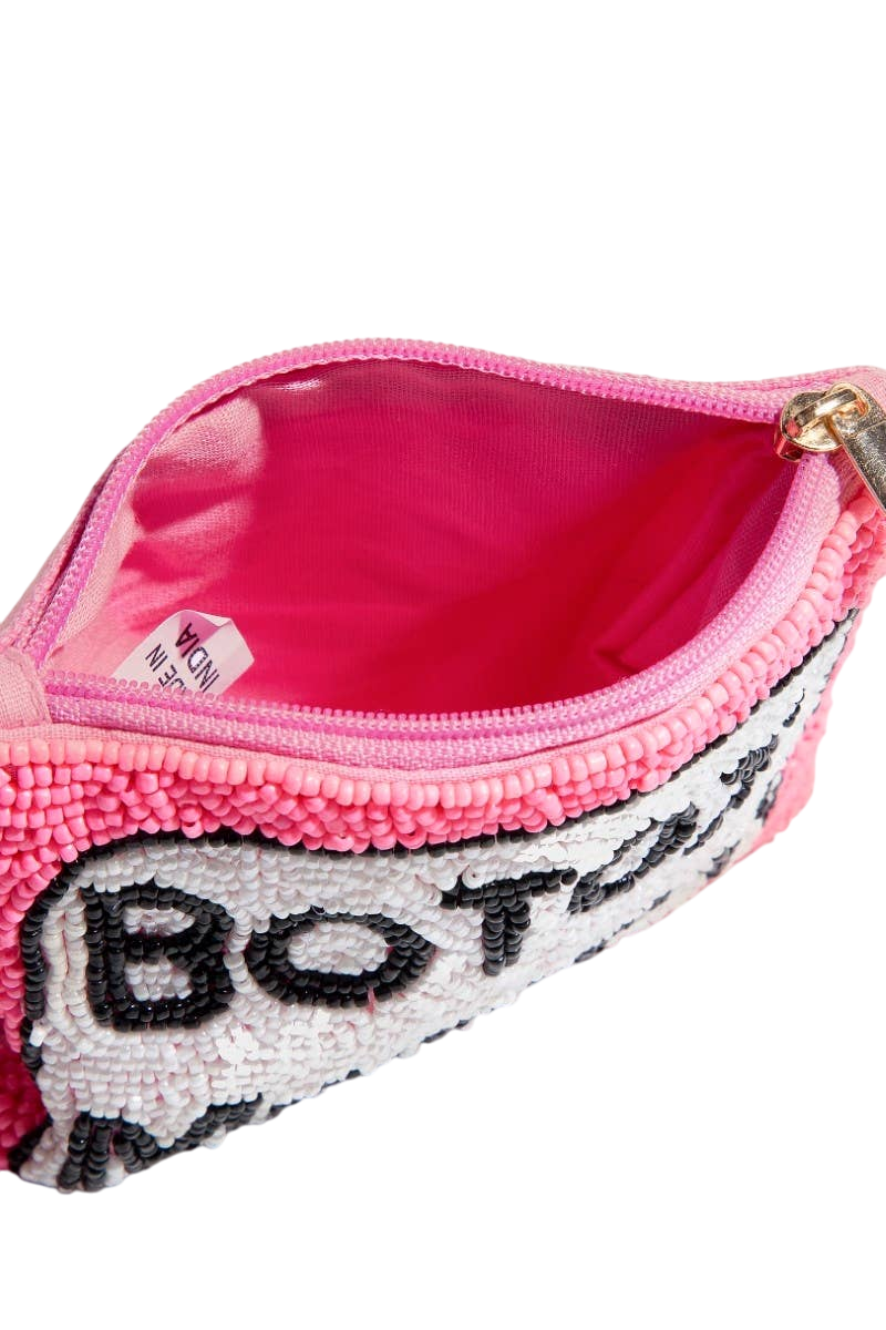 Seed Bead Botox Money Coin Purse